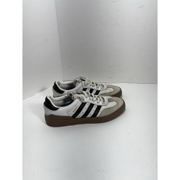 Adidas Busenitz Vulc Samba Edition BB8449 White Shoes Shoe Men’s‎ Sz 6.5 RARE main image 6